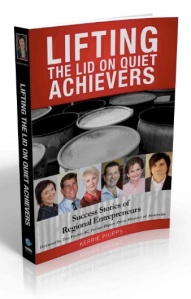 This is the first publlic photo of the cover of "Lifting The Lid On Quiet Achievers"